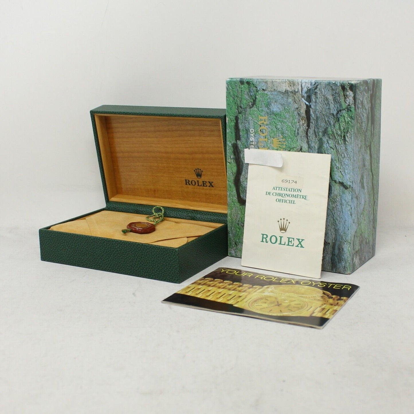 Rolex Datejust 69174 26 mm Silver Diamond Dial Stainless Steel 1991 Ladies Watch